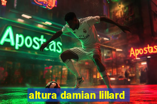 altura damian lillard